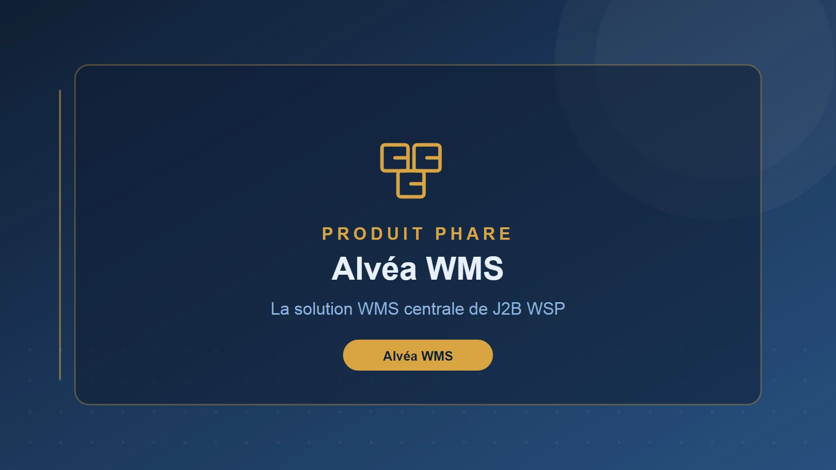 Alvéa WMS