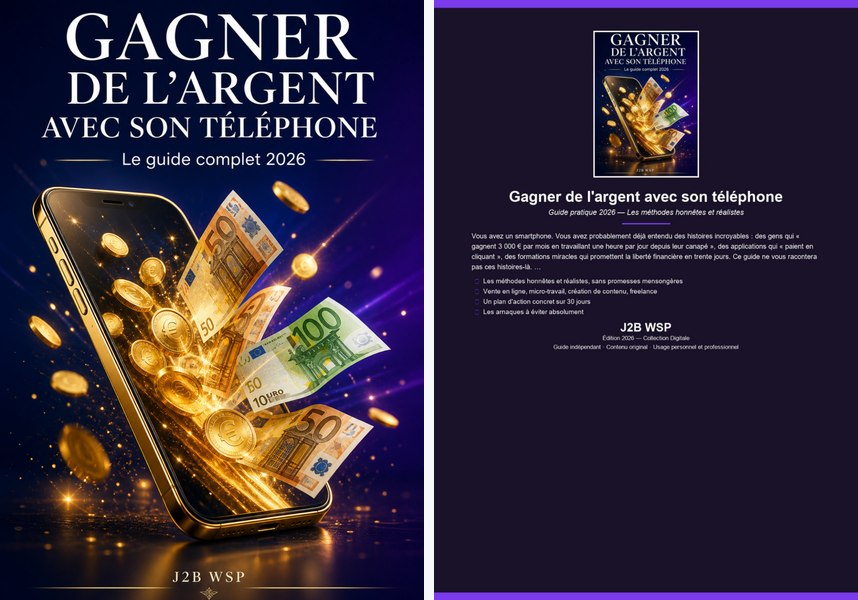Gagner de l'argent avec son téléphone — Guide honnête 2026