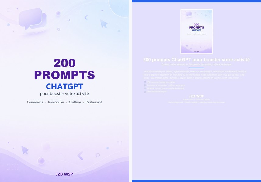 200 prompts ChatGPT pour booster votre activité — Copiez, collez, obtenez